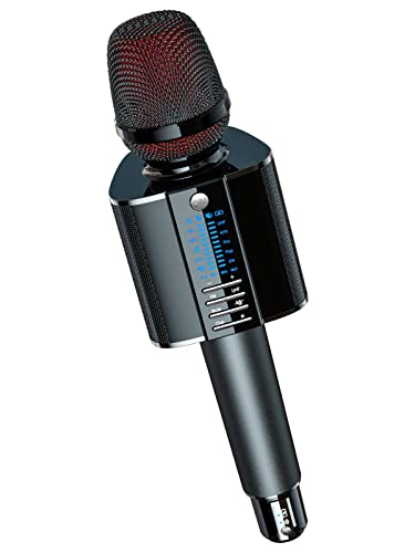 BONAOK Karaoke Microphone,Bluetooth Wireless UHF Karaoke Mic Speaker G20 BT062AB - Like New