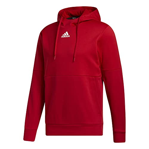 FQ0156 adidas Mens Team Issue Pullover Hoodie Red/White XL - Scratch & Dent