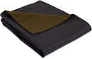 Eddie Bauer Heated Blanket Water Resistant Throw Warming Pocket Green/Black - Like New