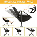 Nastarki Portable Hammock Camping Chair Aluminum Swinging Recliner - Black - Brand New