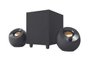 CREATIVE PEBBLE PLUS 2.1 USB-POWERED DESKTOP SPEAKERS MF0480 - BLACK - Brand New