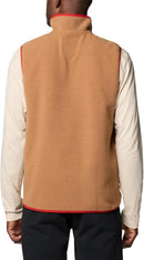 COLUMBIA MEN'S HELVETIA II VEST - SIZE: MEN SMALL - CAMEL BROWN - Like New