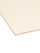 SMEAD FILE FOLDER WITH PROTECTION 1/3-CUT TAB LEGAL SIZE MANILA 100 PER BOX - Brand New