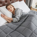 CYMULA WEIGHTED BLANKET ADULTS (15LBS 60"X80" QUEEN SIZE) - COOLING BREATHABLE - Like New