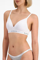 BONDS WOMEN'S WIRELESS T-SHIRT BRA CONTOUR CUPS, SOFT COTTON-MODAL - SIZE 38C - Like New