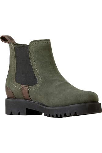 10047030 ARIAT WOMEN'S WEXFORD LUG WATERPROOF BOOT, SIZE 10, FOREST NIGHT - Like New