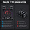 BUXANO Adjustable Dumbbell 25LB Weight, 5 in 1 Weight, Handle, Workout - Black - Like New