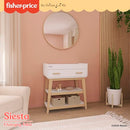 791FP Fisher Price by Dream On Me Baby Changing Table - Vintage White Oak - Like New