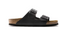 BIRKENSTOCK SIZE 12 IN MENS- ARIZONABS LEATHER - BLACK - SIZE: MEN 12 - BLACK - Like New