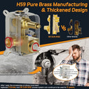 SR SUN RISE SR SUN RISE SHOWER FAUCETS SETS COMPLETE BRUSHED GOLD - Like New