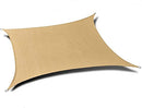 Sond 18' x 18' Sun Shade Sail Rectangle UV Block Canopy Sail Shade - Sand - Brand New