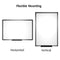 VIZ-PRO Magnetic Dry Erase White Board, 48 X 36 Inches, Black Aluminium Frame - Like New