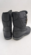 Jousen Mens Snow Boots Lace Up Winter BootAMY691 Size 10.5 - Black - Like New