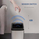 ELLO&ALLO 50 Liter 13 Gallon Touchless Rectangular Motion Sensor Trash Can - Brand New