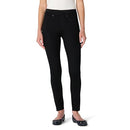 AMAZON ESSENTIAL WOMEN'S DENIM MID-RISE PULL-ON SKINNY LEGGING 4 SHORT BLACK - Brand New