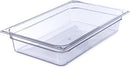 Carlisle StorPlus Polycarbonate Food Pan, Full Size, 11 Qt, 1 Ct - Clear - Brand New