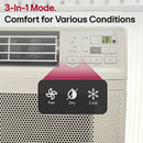 LG 12,000 BTU 115V ELECTRONIC SMART WAC W/REMOTE - WHITE - Like New
