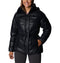 COLUMBIA WOMEN'S PEAK TO PARK II INSULATED HOODED JACKET BLACK GUNMETAL 3X PLUS - Brand New