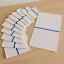 ZUPERIA Premium Bar Mop 16 Pack (12 x 12) with Ribbed Design - Navy/Burgundy - Brand New