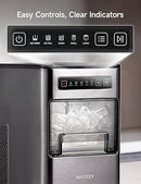 HICOZY COUNTERTOP ICE MAKER ICE IN 6 MINS 24 LBS/DAY PORTABLE&COMPACT CB23H GRAY - Like New