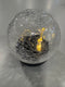 GENERIC SOLAR GARDEN LIGHTS OUTDOOR WATERPROOF CRACKED GLASS BALL - WARM WHITE - Like New
