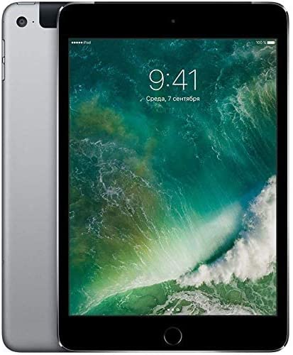 APPLE IPAD MINI 7.9" 4TH GEN 128GB WIFI + CELLULAR MK7T2LL/A - SPACE GRAY Like New