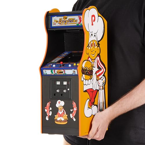 QUARTER ARCADES BURGER TIME COLLECTOR'S EDITION MINI ARCADE BY NUMSKULL -BURGER - Like New