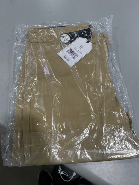 START FLEX COMFORT 4-WAY STRETCH SHORT - SIZE: MEN 32 - KHAKI - Brand New