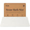 PUCAN STONE BATH MAT DIATOMACEOUS EARTH NON-SLIP SHOWER MAT 24*16 - WHITE - Like New