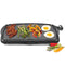 BELLA ELECTRIC GRIDDLE NONSTICK LARGE SURFACE REMOVABLE PROBE 10.5"X20", BLACK - Like New
