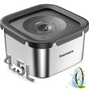 PAWTNERS DOG WATER BOWL NO SPILL 4.5L STAINLESS STEEL DOG FLOATING BOWL GRAY - Like New