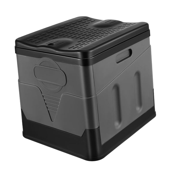 ZERODEKO PORTABLE FOLDING TOILET FOR ADULTS COMPACT CAMPING TOILET BLACK/GRAY - Brand New