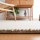 SAFAVIEH Natura Wool Runner Rug 2x11 Coastal Pebble Beige & Ivory NAT425B - Brand New