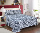 Maxmal Home 100% Cotton 4 Pieces Flannel Sheet Set Queen (B0B53WNSSQ) - Brown - Brand New