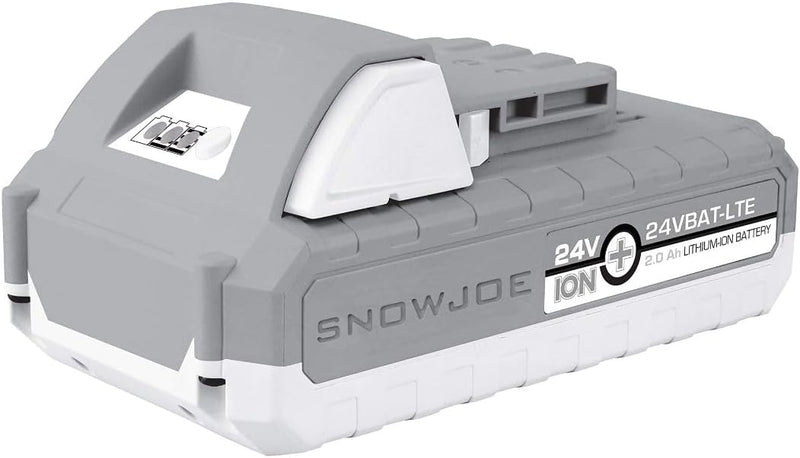Snow Joe iON System Compatible 24 Volt 2.0-Ah EcoSharp Lithium-Ion Battery -Grey Like New