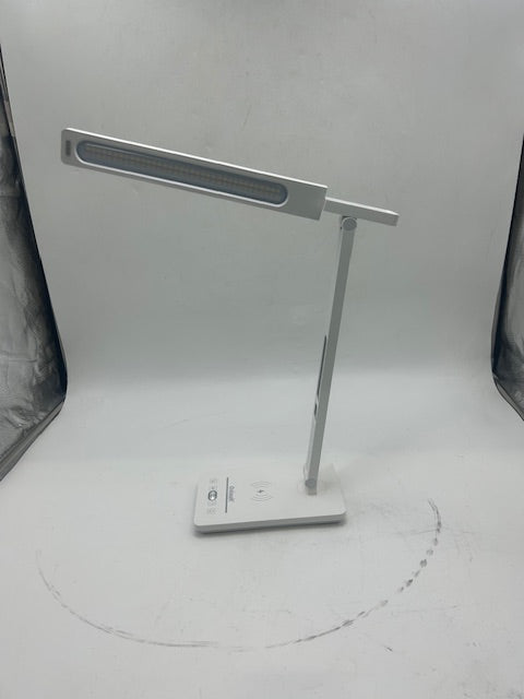 OVIOUIT 10W WIRELESS CHARGING TABLE LAMP WHITE - WHITE - Scratch & Dent