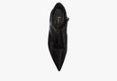 Kj203 Kate Spade Women's GARNISH Zip Up Pump Bootie BLACK SIZE 9 - Like New