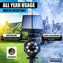 BELL + HOWELL BIONIC SPOTLIGHT 25 FT MOTION SENSOR SOLAR SUN PANELS 2963 BLACK - Brand New