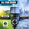 BELL + HOWELL BIONIC SPOTLIGHT 25 FT MOTION SENSOR SOLAR SUN PANELS 2963 BLACK - Brand New