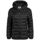 CANADA WEATHER GEAR WOMEN'S QUILTED GLACIER SHIELD COAT OLCW993EC BLACK LARGE - Brand New