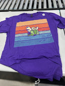 GILDAN XL PURPLE SNOOPY BEACH T SHIRT - SIZE: MEN XL WOMEN XL - PURPLE - Like New