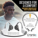 WILDHORN CRANK BONE CONDUCTION HEADPHONES BLUETOOTH 5.4 - SPACE GRAY - MINI - Like New