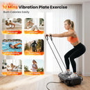 STEELITE VIBRATION PLATE EXERCISE MACHINE 450LBS CAPACITY - BLACK - Like New