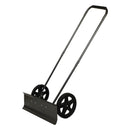YARD BUTLER SNOW PLOW ROLLING PUSH SHOVEL - 24" WIDE BLADE - BLACK - Like New