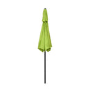 ASTELLA 9-FT STEEL GREEN PUSH-BUTTON TILT MARKET PATIO UMBRELLA - LIGHT GREEN - Like New