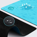 IUGA PRO YOGA MAT NON SLIP HOT ANTI-TEAR EXERCISE MAT YOGA MATS - METEOR BLUE - Like New