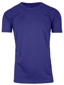 GALAXY BY HARVIC MEN MEDIUM PERFORMANCE MOISTURE WICKING ACTIVE TEE - NAVY - M - Like New