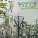 Legends Direct Amsterdam Premium Tabletop Torch Tall Tiki Style B09T1X43VF - Brand New