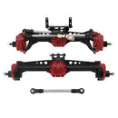 MEUS RACING SCX10 Axles Front & Rear Portal Axles - Black And Red - Like New