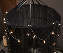 VETHIN Princess Bed Canopy for Girls, CurtaB09NLLWDHP-NEW - Double Black-2 - Brand New